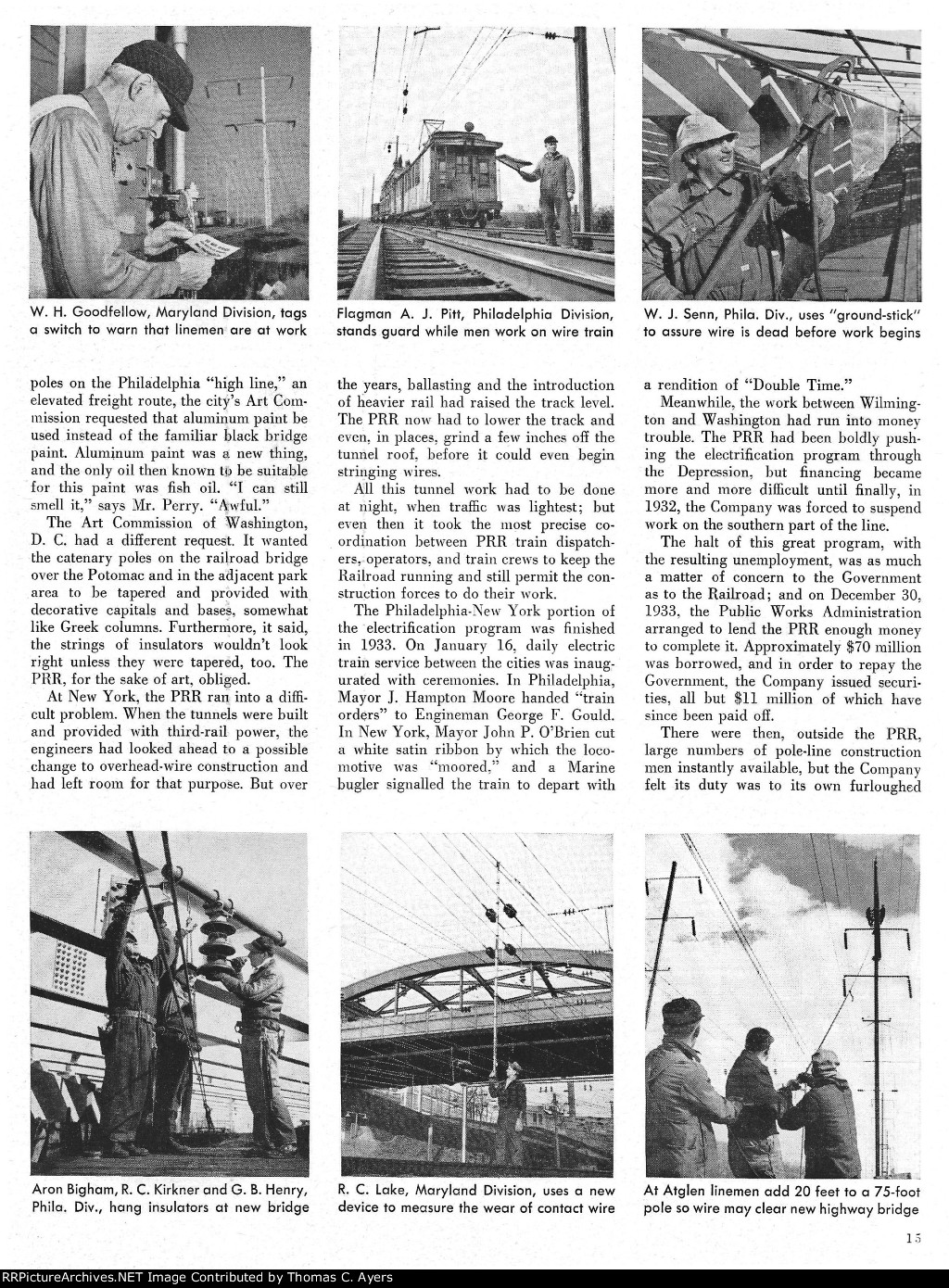 PRR "Electrification," Page 15, 1954